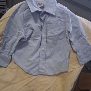Old Navy Light Blue Kids Button Down Shirt